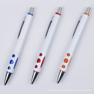 Gerader guter Entwurfs-Plastikballpoint-Logo-Stift für Förderung Tc-6008